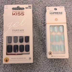 Press-On Nail Kits, Kiss Nails and Impress Nails